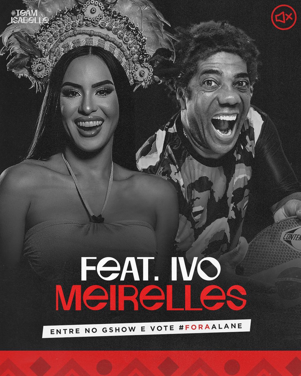 Isanogoficial's tweet image. 🏹 MUTIRÃO feat. @IvoMeirelles INICIADO 🏹 

🗳️ A cada 20 votos na ALANE, comente um emoji aqui.

⏰ ENCERRA ÀS 19H.

🚨 O voto é para ELIMINAR, votem em ALANE!

🎯 META: 3K RESPOSTAS.
 
🔗: gshow.globo.com/realities/bbb/

#ForaAlane | #BBB24