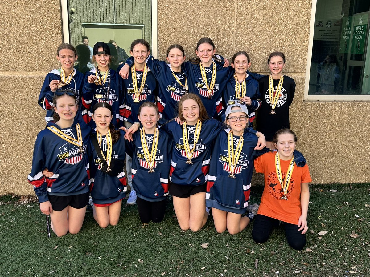 EuroAmHockey's tweet photo. Congratulations to the U12 Red Team!
•
The squad took home 3rd in the Early Trailblazer!
••
#euroamericanhockey #wedevelophockeyplayers https://t.co/XaZrUyRDVx