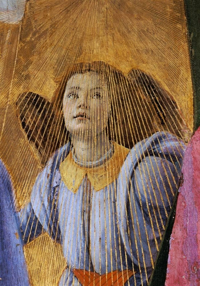 Sandro Botticelli, Coronation of the Virgin (the San Marco Altarpiece) (detail), Florence.