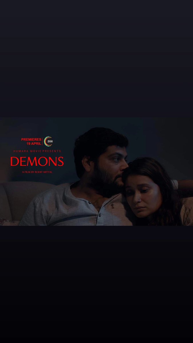 'Demons' by Rohit Mittal will be released on Zee5 on April 19th.

It's a very special film,I had a wonderful time shooting it, kindly have a look.

#demons #zee5 #films #vinaysharma #swatisemwal #sanjayvishnoi #rohitmittal