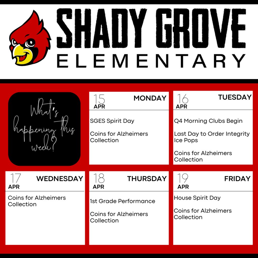 Here's what's happening at The Grove this week!