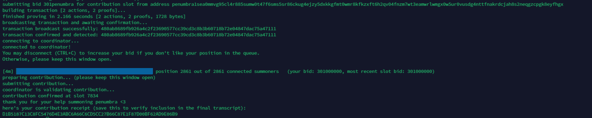 CryptoFanBoy8's tweet photo. I contributed to phase 2 of the @penumbrazone at slot : 7834   
Receipt: D1B5187C13C8FC5476D4E3ABC6A66C6CD5CC27B66C87E1F87D00BF62AD9E06B9 https://t.co/5bIiWV2my2