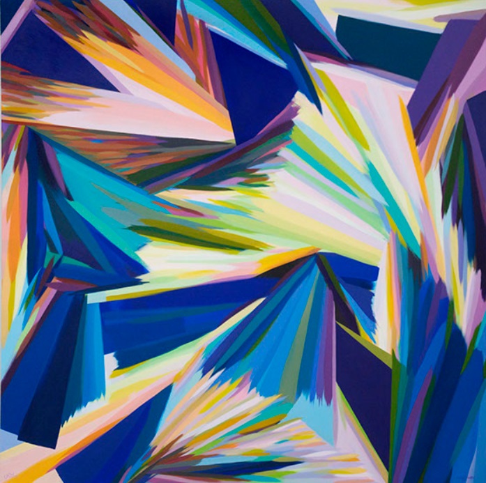 WomensArtForAll's tweet photo. Samia #Halaby (@samiahalaby)  •Angels &amp; Butterflies•  #WomensArt #ArtByWomen #WomenArtists https://t.co/irbugJm5Bt