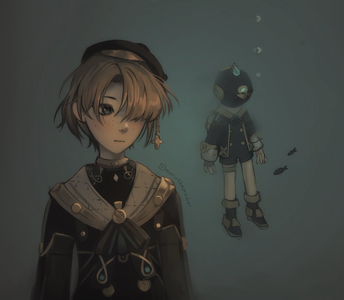 marinthedrawer's tweet photo. Day one of posting random artworks

#Genshin #Freminet https://t.co/CHHvaOdL9B