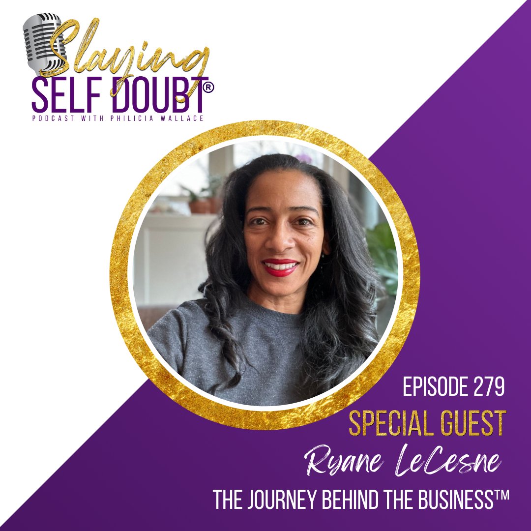 🖤 The Journey Behind the Business™ Series 💜
Episode 279: The Journey Behind the Business™ with Ryane LeCesne 

 #slayingselfdoubt #surrendertrustfollow #slayingselfdoubtpodcast