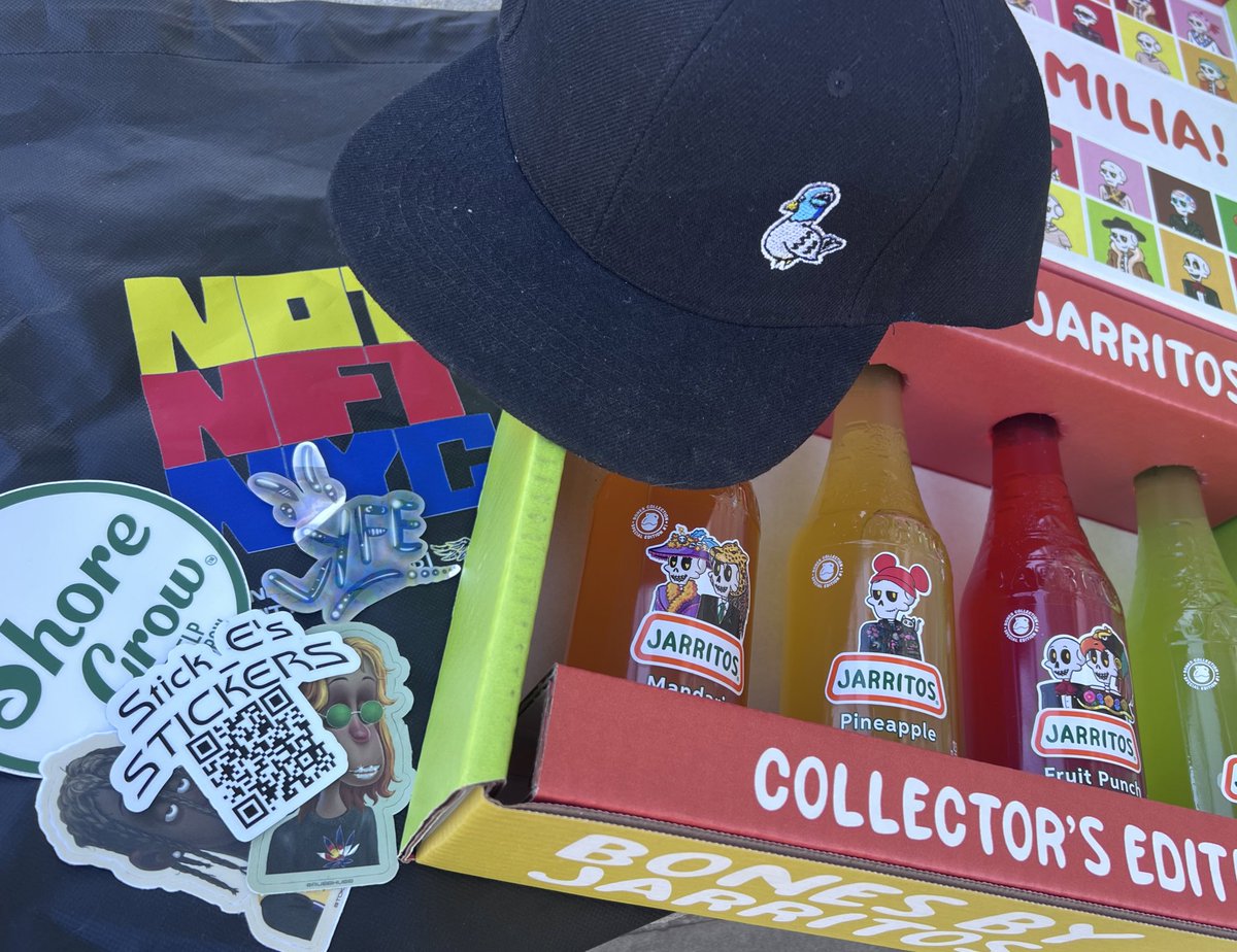 Some goodies from NFTNYC 💀💀