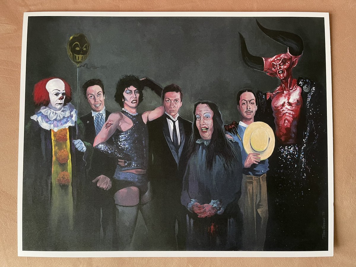 🚨I only have 2 TIM CURRY characters tribute prints left! 11x14” Signed $30 each, S&H included. Who wants one!