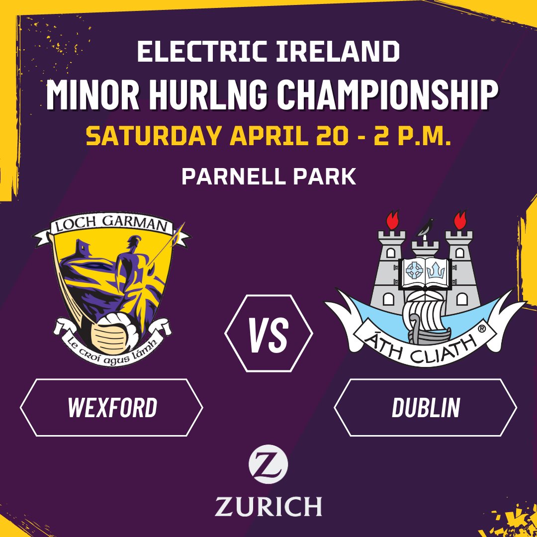 Our minor hurlers, proudly supported by @Zurich_Irl, begin their championship next Saturday v Dublin. 🎟️leinstergaa.ie/leinster-gaa-t… (not available in shops). U16s go free. 📲Live updates here, with @eset_ireland 📹Streaming on clubber.ie