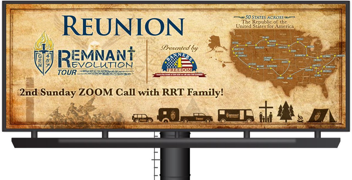 Remnant Reunion Zoom call TONIGHT, April 14th! Jump on at 8pm CT by joining our groups below or contacting us via website to acquire the meeting Zoom link. Telegram: t.me/+IgWUBwCvHcM4Y… Facebook: facebook.com/groups/rrtreun… Website: remnantrevolutiontour.com/contact-us/