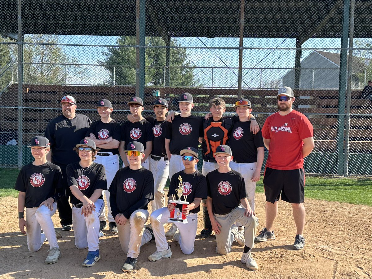 Congratulations to our 13U Elite Black team for winning the Spring Opener.
