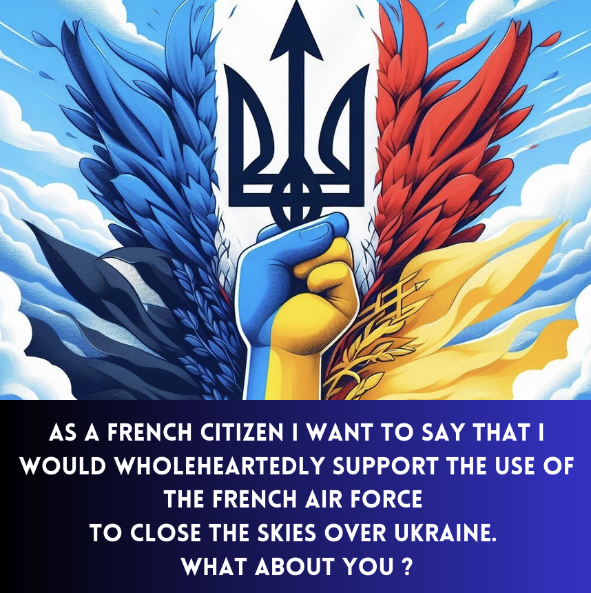 🚨L'attaque d'hier contre Israël par l'Iran le prouve : l'Occident a LARGEMENT les capacités d'intercepter les drones et bombes russes, sans escalade ni entrer en guerre. Citoyen Français j'assume : l'armée de l'air doit protéger les civils ukrainiens ! Qui est d'accord ?