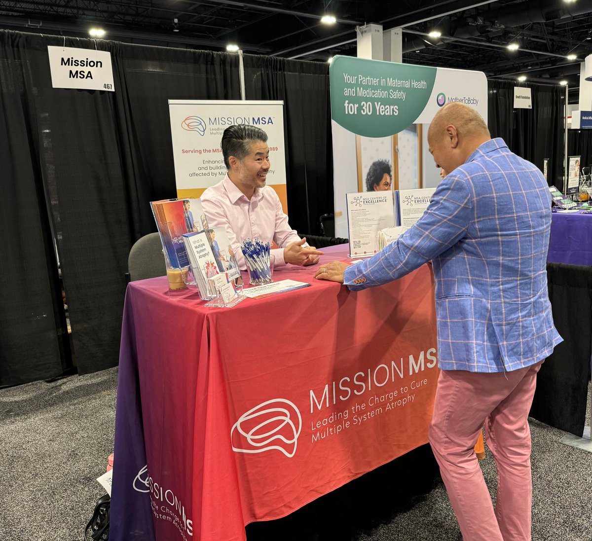 Kicking off our first day at @AANmember's #AAN2024 in Denver, Colorado and we couldn't be more excited! 🧠🧠Meeting incredible minds, sharing insights, diving deep into the latest in neurology. #MSA #multiplesystematrophy #neurology #AANAM #AAN #AmericanAcademyofNeurology