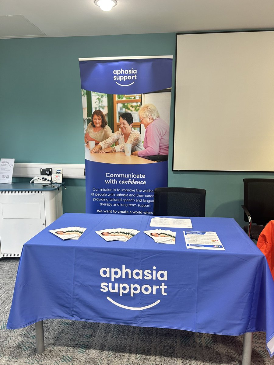 Had a fascinating day representing <a href="/AphasiaSupport/">Aphasia Support</a> at the #AphasiaConference in Coventry. Powerful stories shared. Paul who lives with Aphasia reminded everyone not to give Aphasia the ‘power’ to control your life. Looking forward to meeting other attendees at our stand tomorrow!