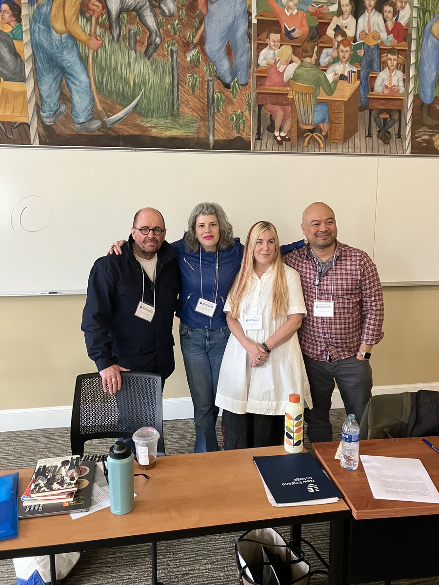 A great reading panel at the inaugural Nossrat Yassini Poetry Festival <a href="/yasfestunh/">Nossrat Yassini Poetry Festival</a> with @CateMarvin <a href="/Oliver_delaPaz/">Oliver de la Paz</a>  and <a href="/JenifrMilitello/">Jennifer Militello</a> yesterday.