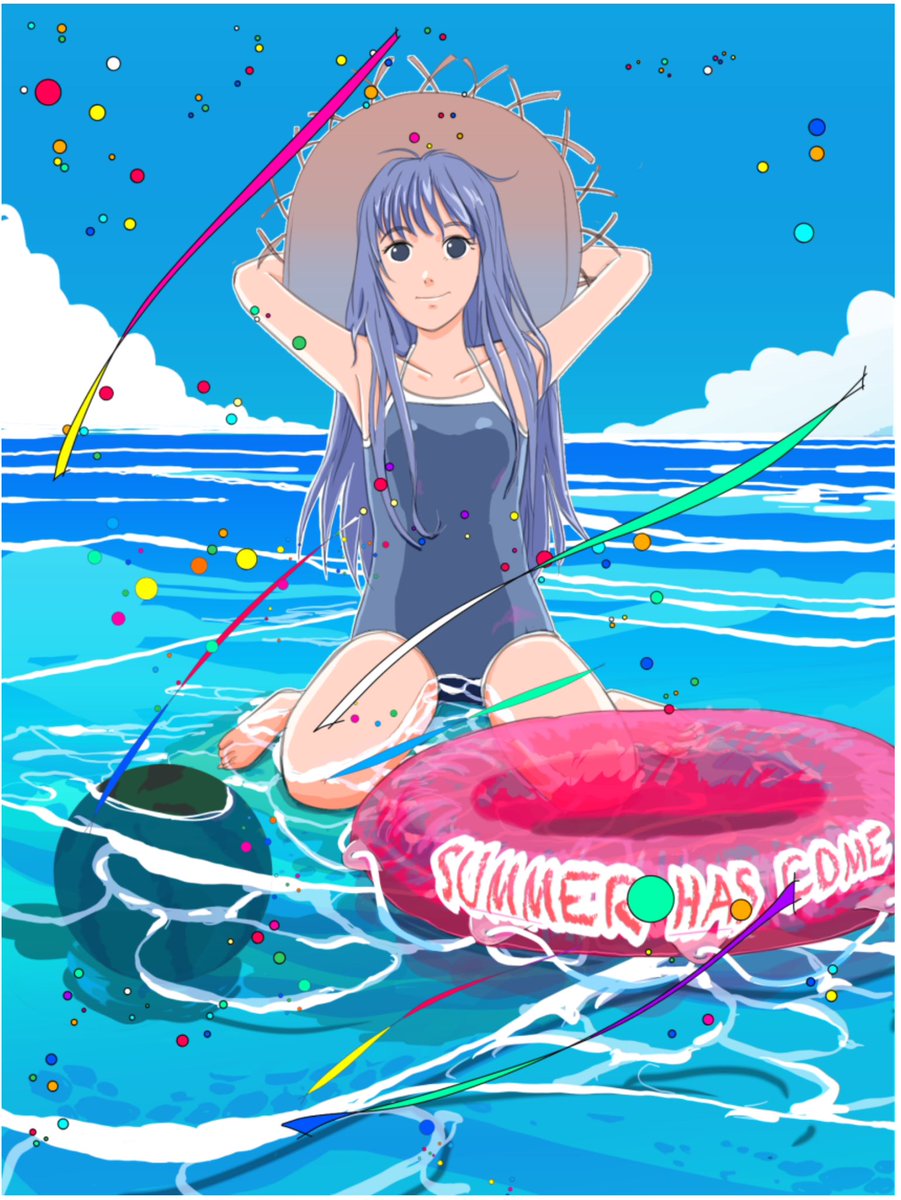 「お蔵出し『夏がやって来た』お八丈島あっという間に4月も中盤ですね。つい、この間ま」|南⃝ 風⃝ 野⃝（🅷🅰🅴🅽🅾）のイラスト