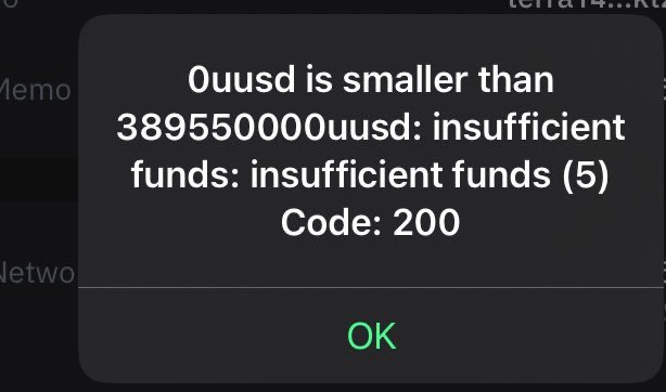 ChabiQuaye's tweet photo. @lunc_analytics I’m trying to withdraw my $USTC from my wallet but this is what I get all the time https://t.co/bGStXFvCrV