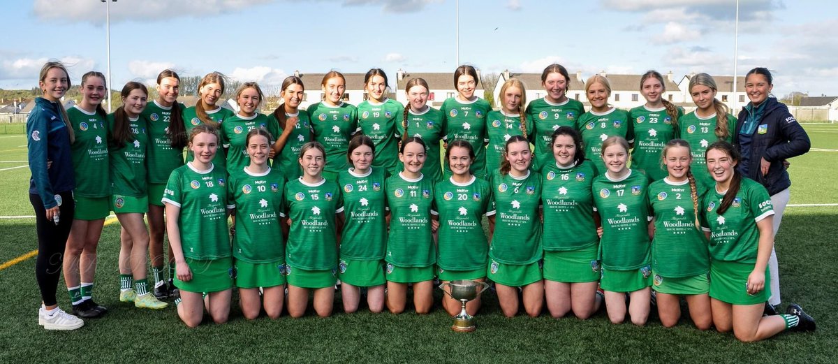 patrickswellgaa's tweet photo. *** Limerick U16 A Munster Champions ***

Kailey O'Donnell, Sophie O'Grady, Rachel O'Grady, Caoimhe Hennessy (Natal O Grady - Management Team)

Hard luck to Shannan Kennedy who lined out with Limerick U16s B Munster Final https://t.co/QHaVegp1yD