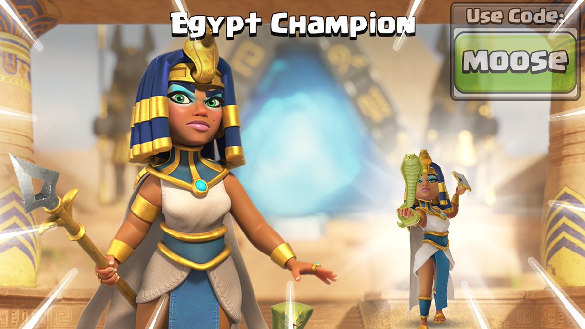 Clash of Clans 'Egypt Champion Skin' GIVEAWAY! (x1)

I'll send you a code which you can redeem in-game, 1 x Winner! #GiftedBySupercell ❤️ 

To enter the GIVEAWAY:  
🫎 Retweet this post and Follow Me!      

Winner chosen 18/04/2024! I will DM you, if no response within 48 hours…
