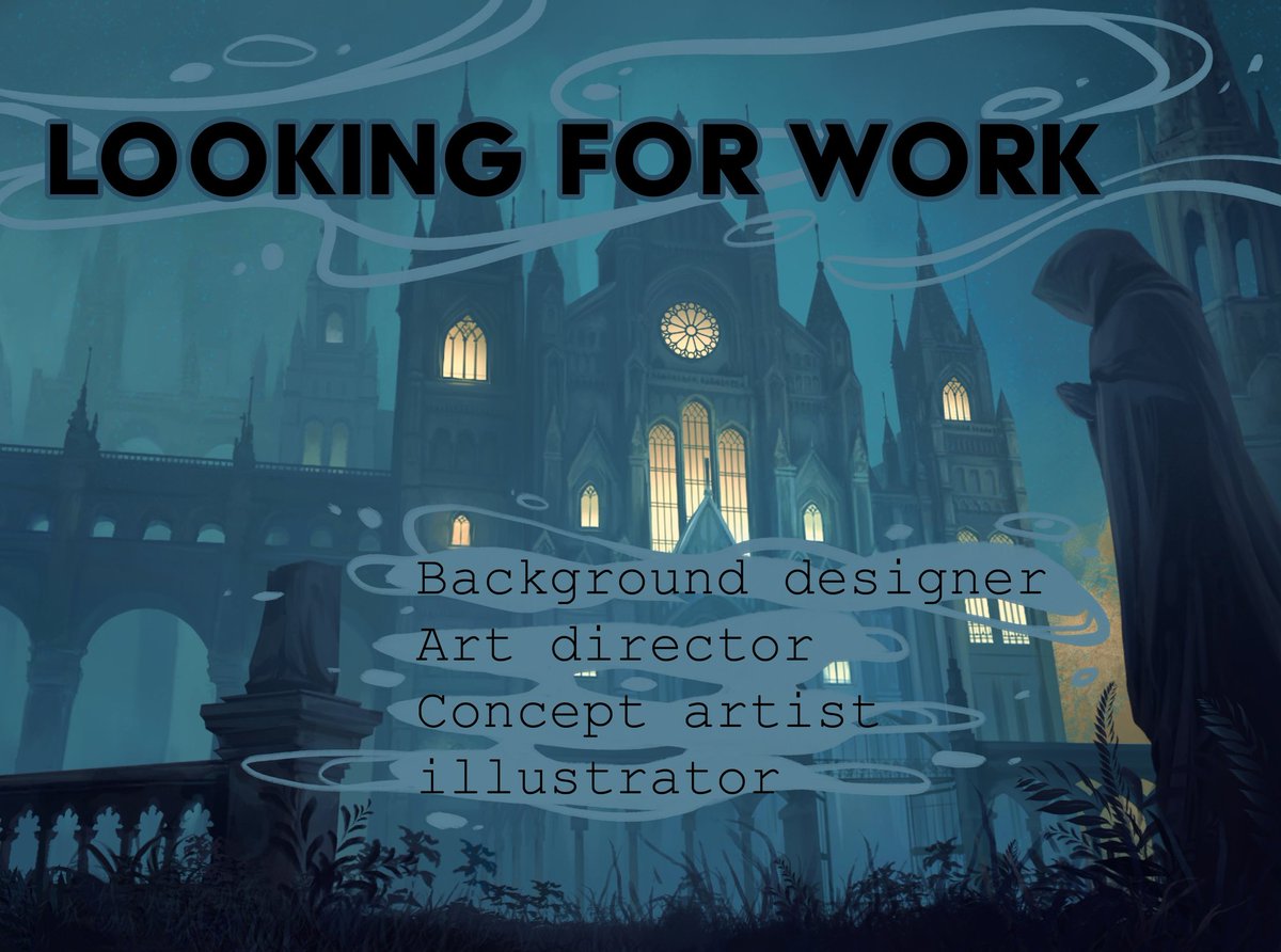 Hey! I'm looking for work (remote). I'm from Argentina🧉, and I like to paint backgrounds . #lookingforwork #work #artist #opentowork #backgrounddesigner #illustrator #conceptartist