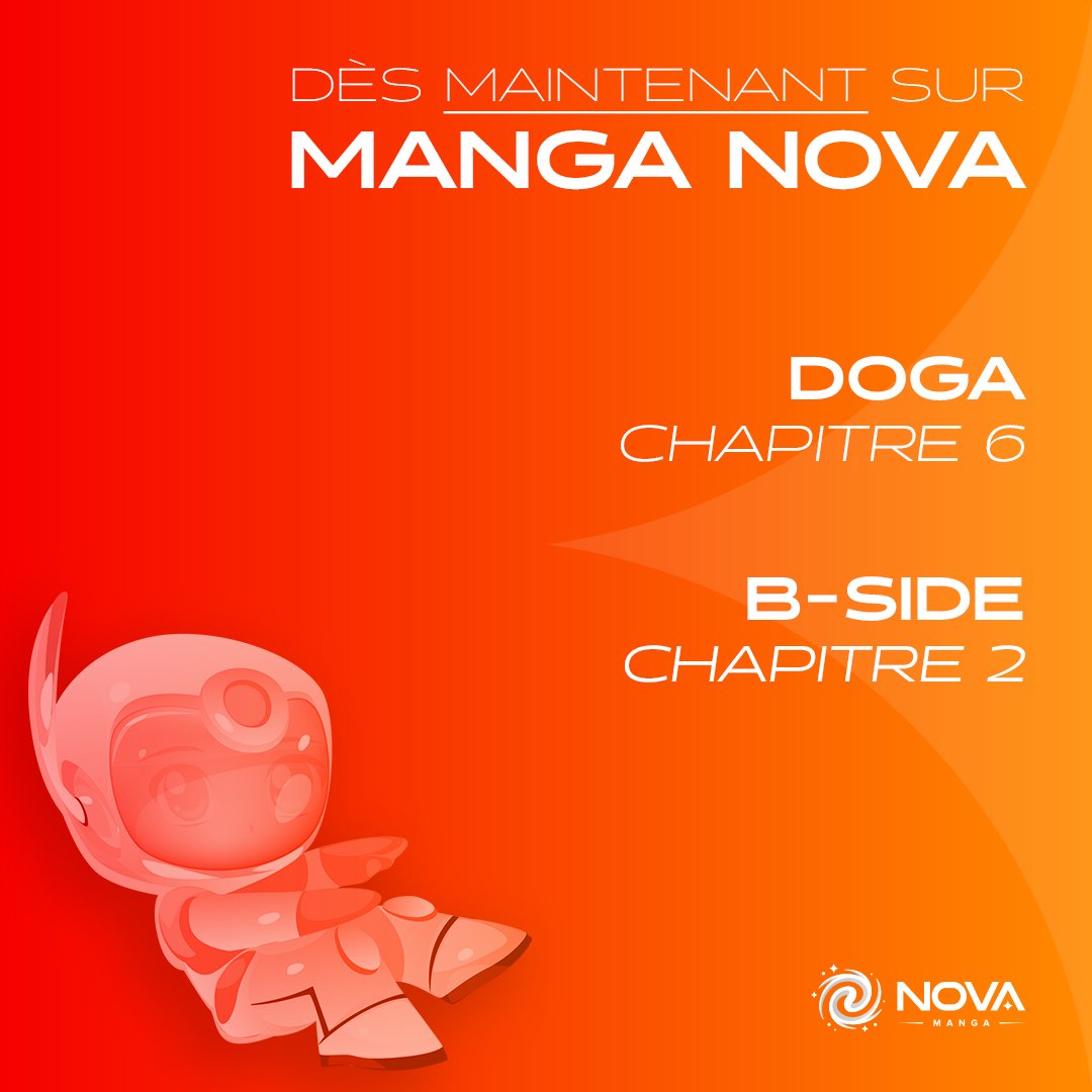 [ ANNONCE ] C'est l'heure des chapitres du mardi ! Après leur course folle dans le désert, Yote et Doga arrivent dans une nouvelle ville... De son côté, Rui perfectionne son art avec l'ombre de Beethoven qui plane sur lui 🎵 La suite de Doga et de B-Side sont dispos !