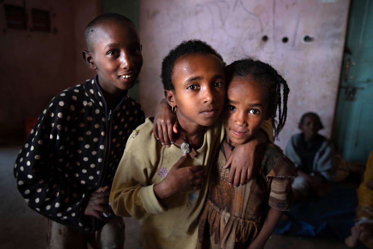 Let’s talk about #Tigray again. During our visits to the “IDP centres” in Tigray last year, we noticed that a large percentage of the people living there are children. #Ethiopia #TigrayFamine @UN