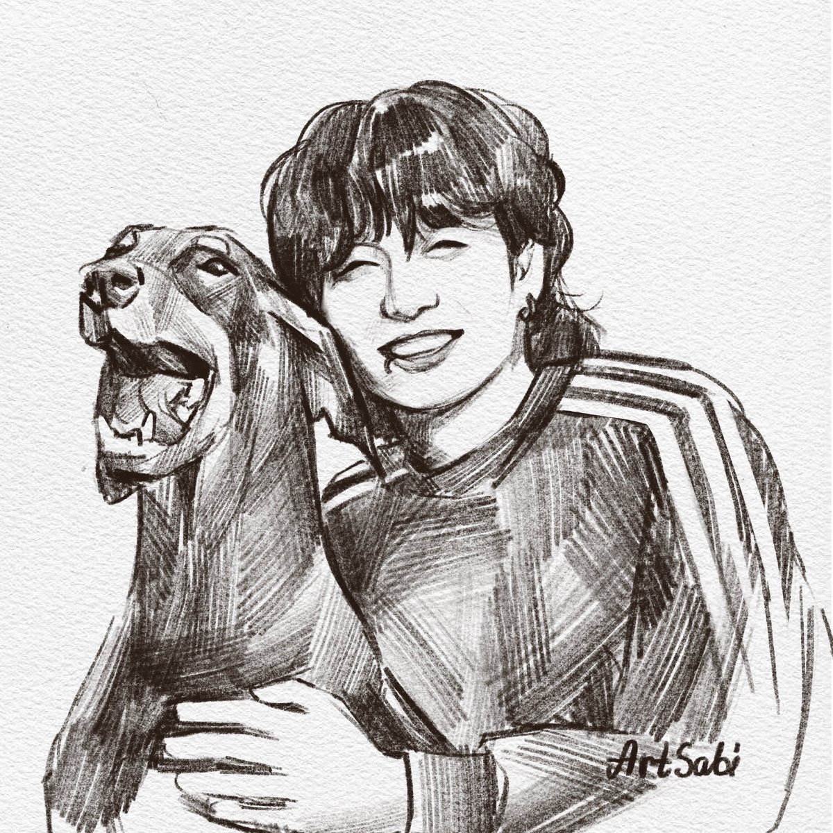 sabinausmama's tweet photo. 🥹
#btsfanart #JUNGKOOK #BamsDad #army https://t.co/AJRKcsm7iE