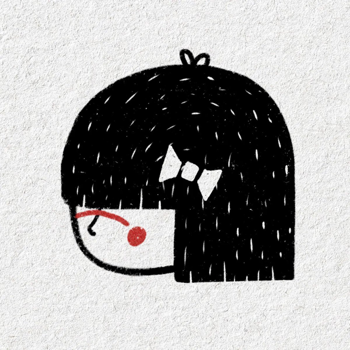 Boom! Love this cozy collection of black and red DODOL ES on Zora by <a href="/Melda_VNH/">Melda VNH</a>. A departure from her typical color and sensory explosions, but the same dash of cute and awesome