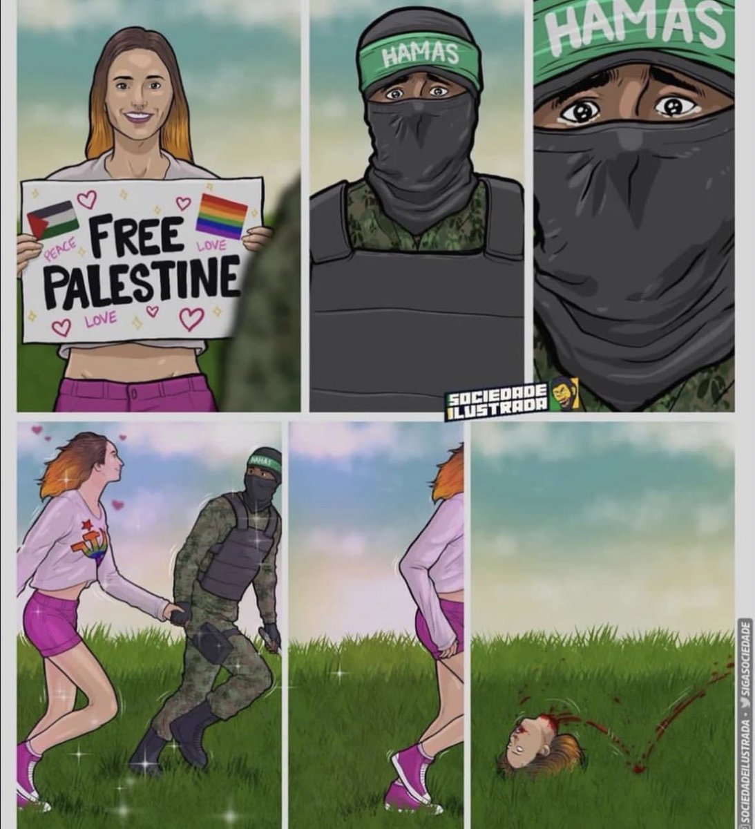 La izquierda que está a favor de Palestina: