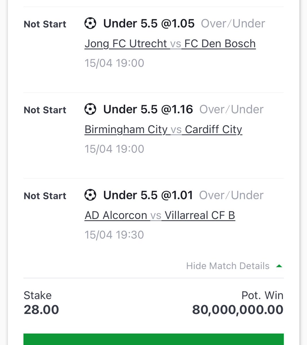 feranmi_flash1's tweet photo. Spent hours working on this 80M under 6 goals..

Let’s achieve our 80 million dream

Under 5.5 mega odds processing

If you’re interested  &amp; Tap ❤️Like Button , Follow &amp; Retweet https://t.co/73pUXXiS2U