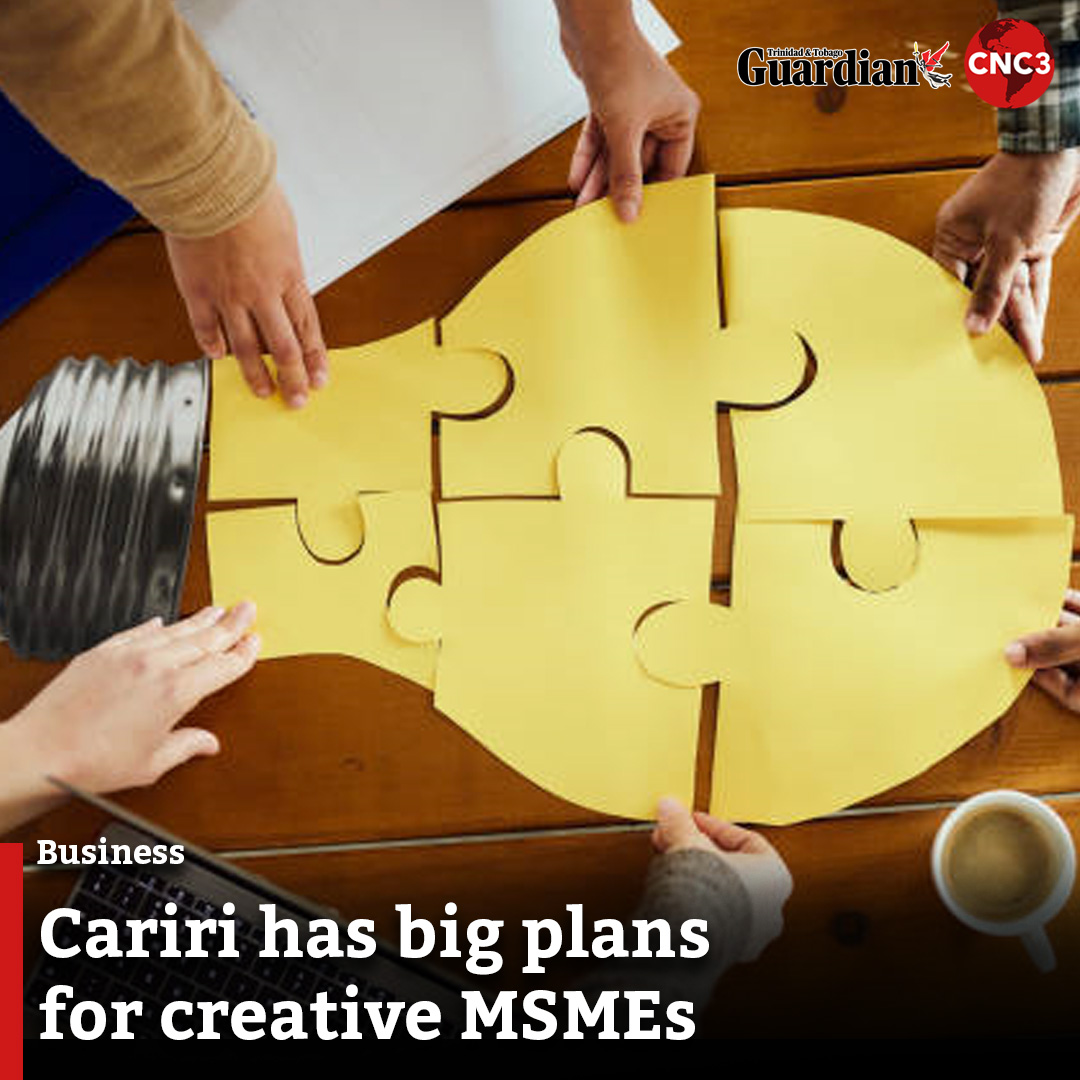 Cariri wants MSMEs to cultivate resilient and sustainable business models, since they continue to play a vital role in fostering job opportunities and driving economic expansion especially in the creative sphere. For more… guardian.co.tt/business/carir…