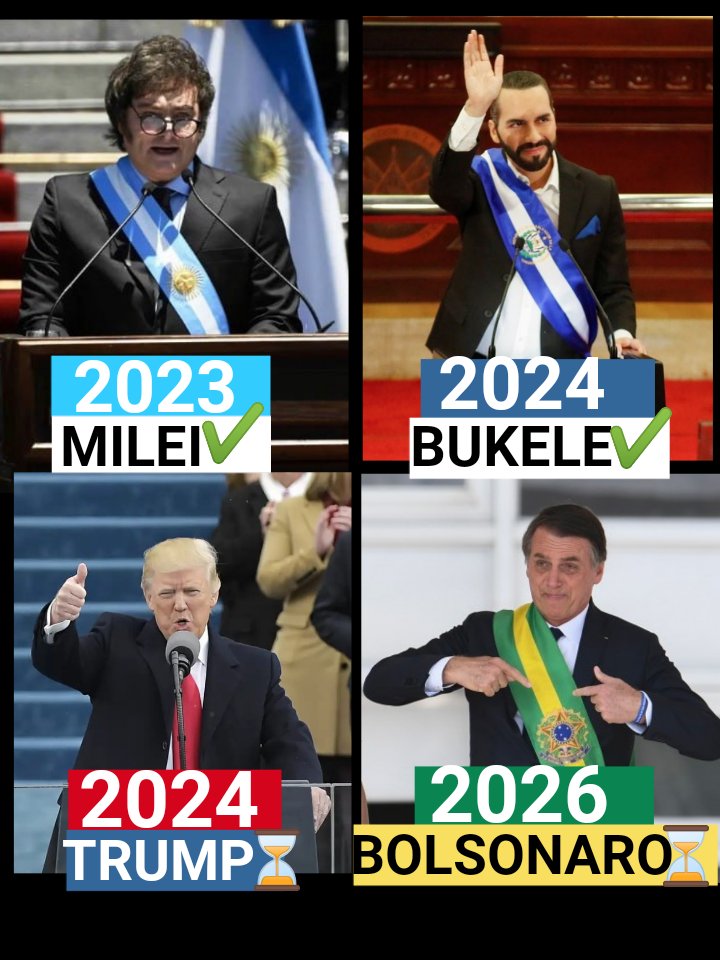 #BrazilSupportIsrael 🇮🇱
Trump 2024 🇺🇲
#Bolsonaro2026 🇧🇷