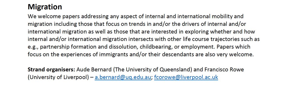 Aude Bernard (@UQ_News) and I have two special sessions on #Migration the @bspsUK Conference in Bath, 9-11 September 2024. We are waiting for all your exciting papers! ✨ ✈︎ **Submissions**: shorturl.at/hiFJN 🗓️ Deadline: 30th April