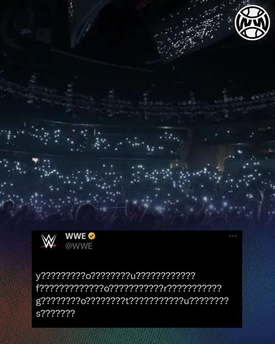 WWE’s mysterious post that was quickly deleted appears to be related to the message that was shown on Smackdown 👀 “You forgot about us”