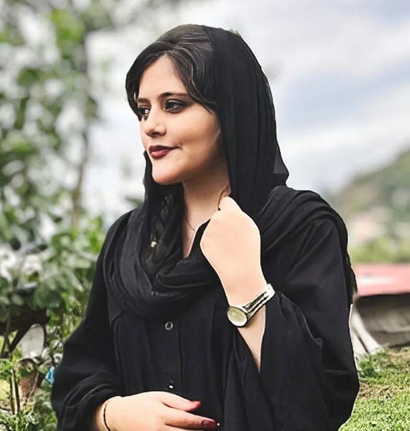 Never forget what the Iranian regime did to this young woman. 

Mahsa Amini was just 22 when she was arrested by Iranian morality police for ‘violating rules requiring women to wear a head scarf.’ 

After she was dragged into the back of a police vehicle, she was severely beaten.