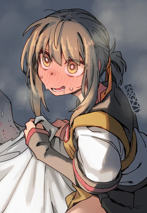 「ちっ、違うんです!司令官にびっくりさせられた...からつい...」 