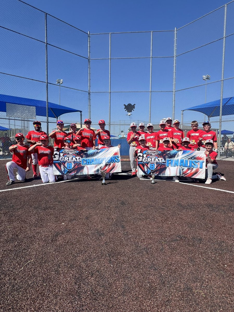 Congratulations to both of these teams on making it to championship game in our 10AA division here at Capitol Federal Sports Complex this weekend! #PlayUSSSA 

🥇- Velocity Academy 
🥈- Impact Baseball

@USSSA_Midwest | @USSSABSBL | @USSSA_KC |