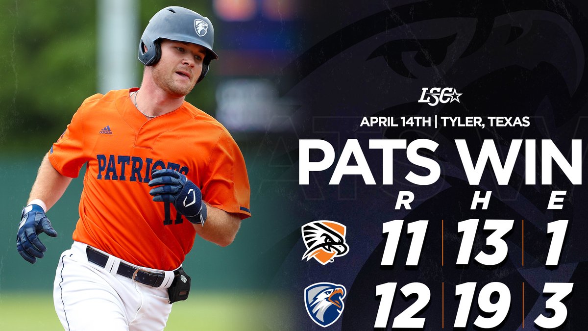 BASE | PATS WIN! A fitting end to senior weekend for @uttylerbaseball as Ethan Bedgood delivers the final blow in walk-off fashion in a back-and-forth battle with UT Permian Basin! Seniors Bedgood, Carriere and Ochoa all finished with three hits in the game! #SWOOPSWOOP