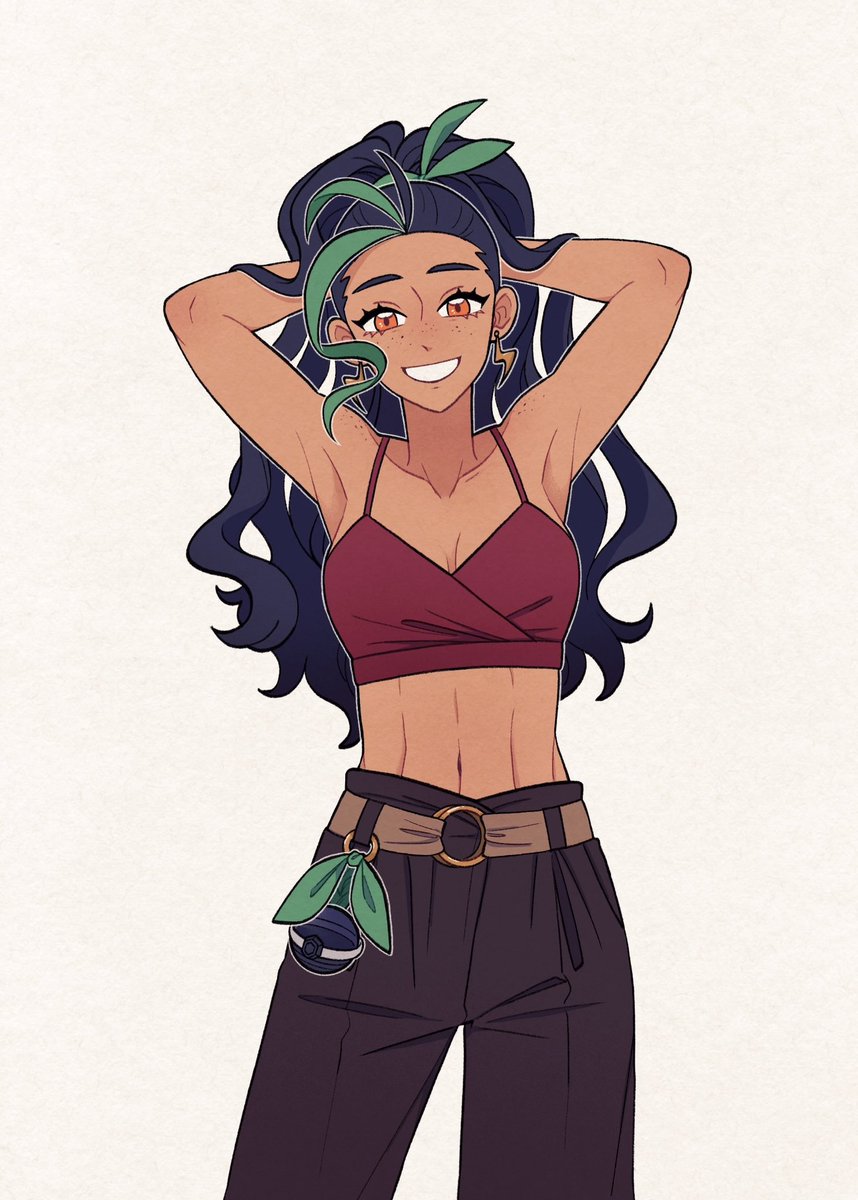 pkmhell's tweet photo. timeskip nemo 🧡🍊
(she’s growing her hair out like geeta) https://t.co/AD7g8Ed06F