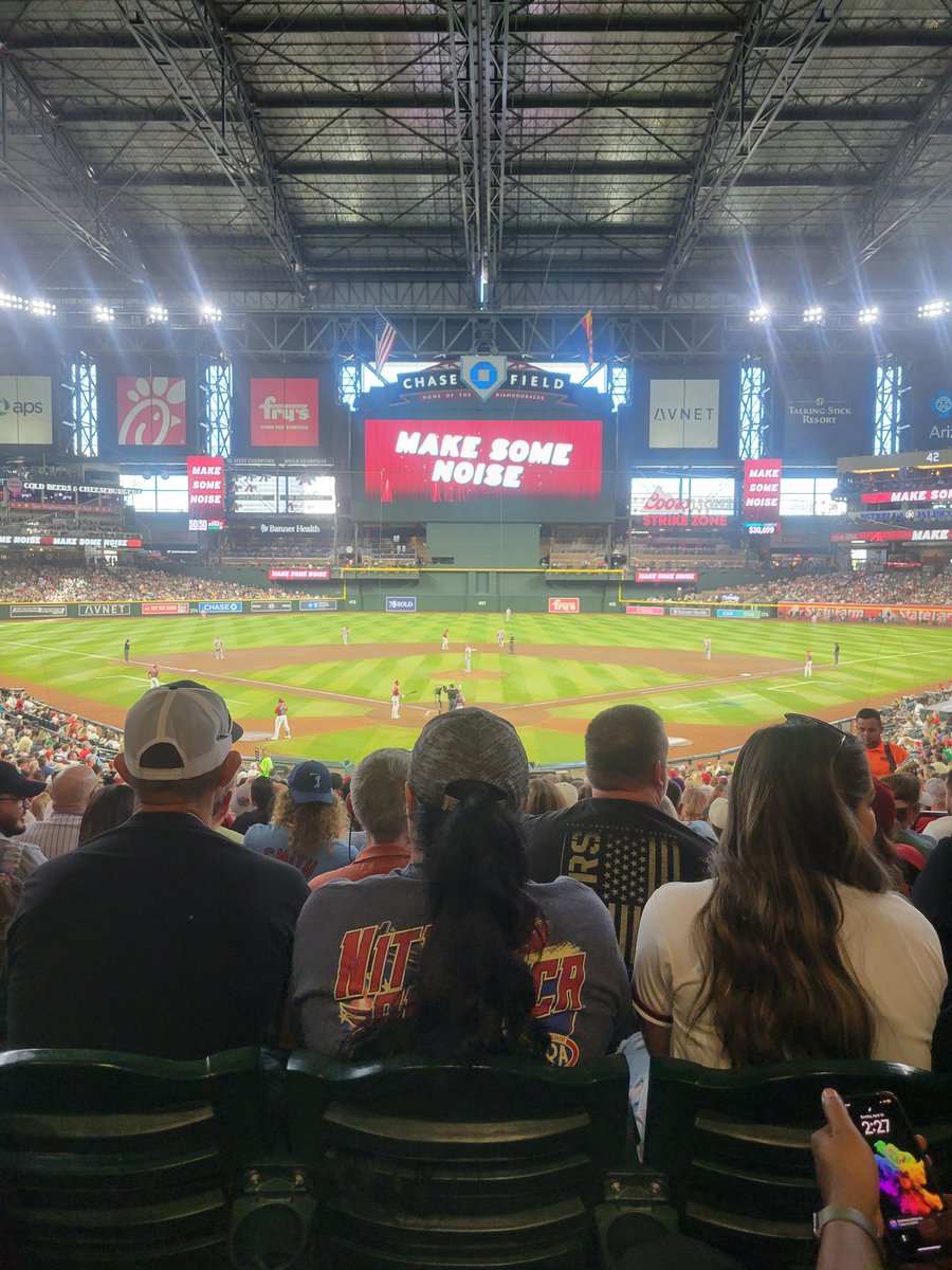 jakearlo's tweet photo. Living in Phoenix and being a @JoeListComedy fan, @Dbacks games just hit different now https://t.co/q7f2tPNQLL