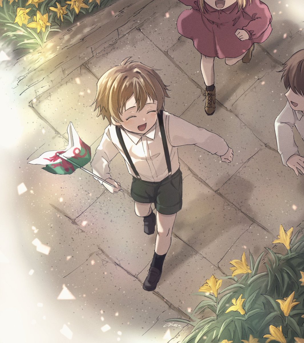 「セント・デイヴィット・デーの記憶 #reverse1999 #リバース1999 」|おふのイラスト