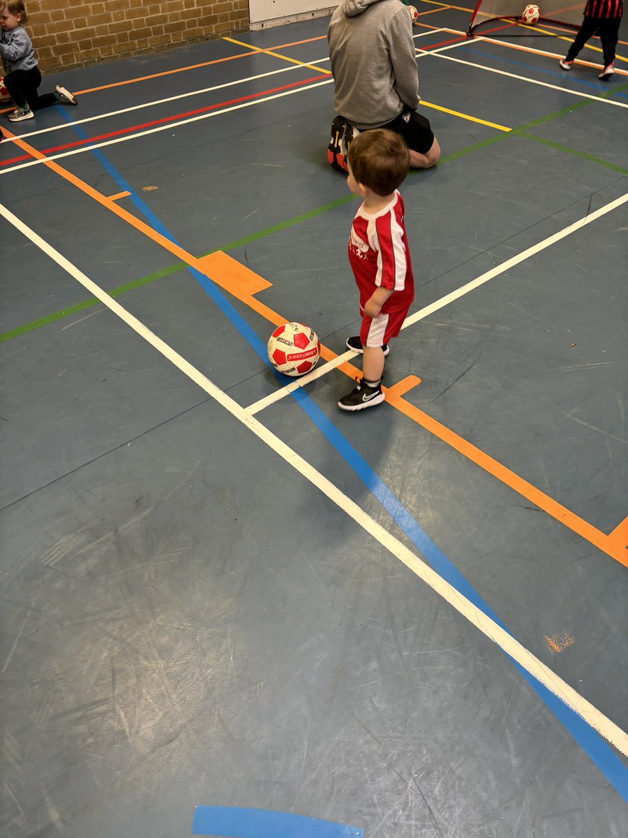 Fairly confident after James’ debut at ‘little kickers’ this morning that these photos will be on sky sports for the 2024 World Club saying ‘this is where it all started!’