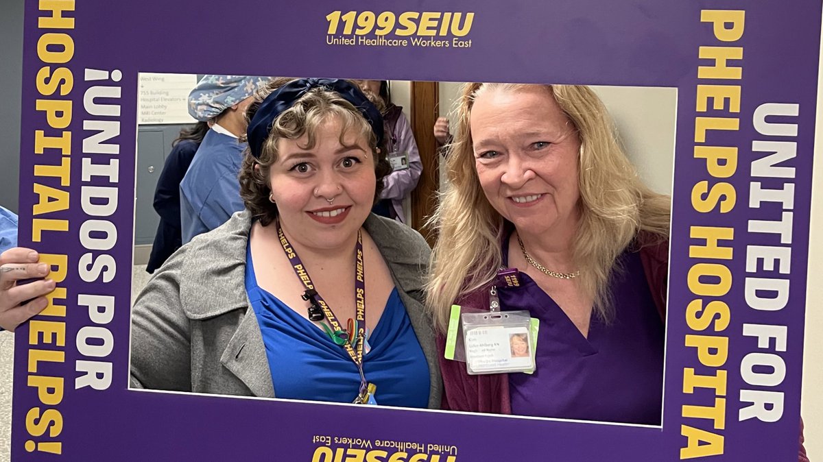 💥✊ 99% of 1199ers at Phelps Hospital voted YES to taking their fight to the streets for an informational picket on May Day! Get your comfy sneakers on because we’re stand with our union family united for fair wages, better working conditions, and their future. #UnionStrong #1U