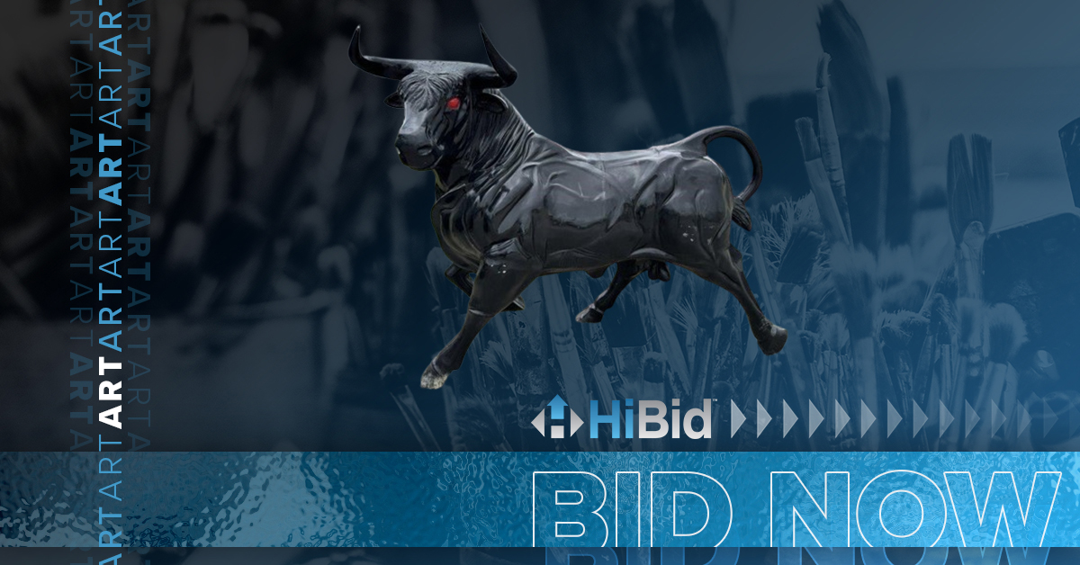 hibidauctions's tweet photo. Bid now on the impressive 95" (L) x 54" (H) Bull Statue, available from Powell Auction & Realty, LLC 🐂✨
Live Webcast Auction - 4/14/24
Auction Info: https://t.co/ybNMZ3nlsO 👈
#HiBid #HiBidAuctions #BullStatue #AuctionAlert #StatementPiece #Art #Auction #Statues #Bid https://t.co/4ijr6E1Fgw