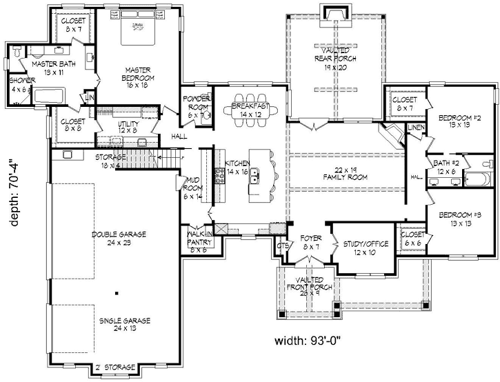 😍 Check out this stunning NEW Ranch House Plan 87-229!
A Monster material list & customizations are available with this home plan.

➡️ View Home Plan 87-229: ow.ly/K1rZ50RfCrw

#ranchhousegoals #ranchstyle #blueprints