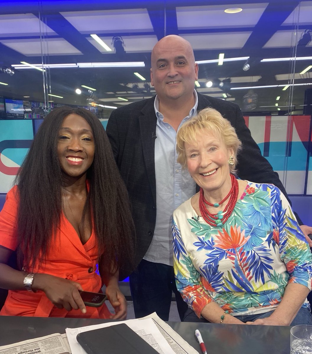 Another happy afternoon with ⁦@Nanaakua1⁩ #DannyKelly on ⁦@GBNEWS⁩
