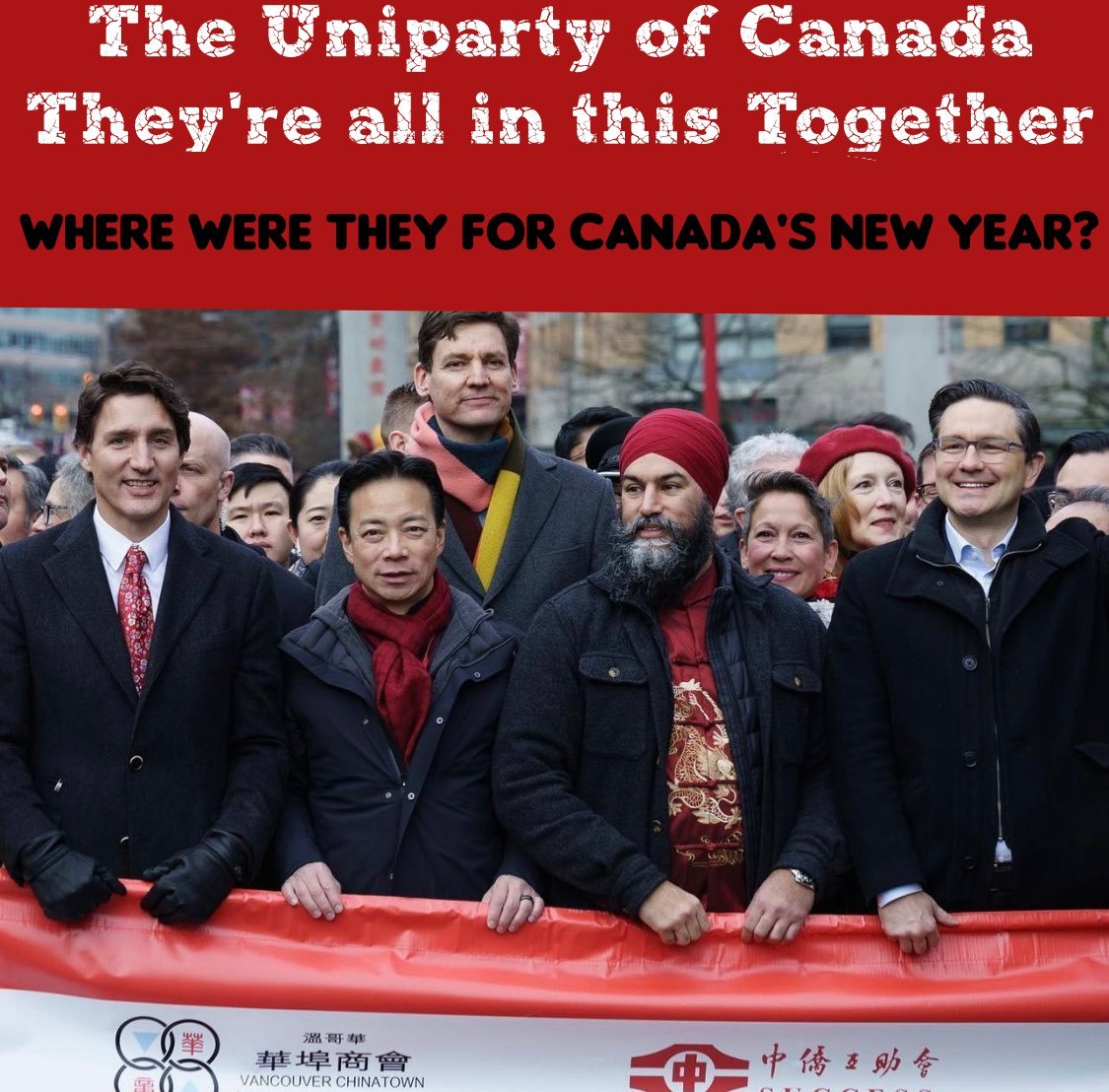 BlondeFinn's tweet photo. These ZombieCONS don't know how to use twitters SIMPLE search bar that shows PPCers detest Trudeau and Poilievre equally
It's because BOTH parties promise to destroy Canada in the exact same way
#LearnTwitter
We don't need photoshop, when there's real photos proving it https://t.co/cwoiMu03eE