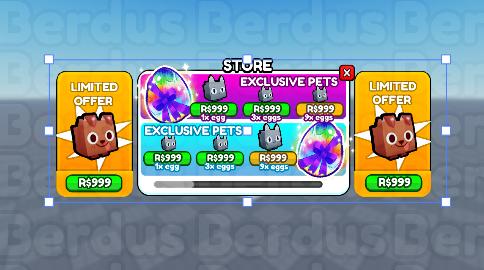 🏷Roblox Cartoony UI UPDATE 2! 

-🖌️Updates every 2-3 days!
-💵Starting Price: 4k 
- 🔃Like and retweet for more updates 
-📚join my server to buy the pack discord.com/invite/FAmRuAW…