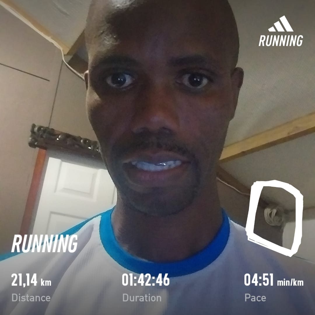 SphaThisAbledRu's tweet photo. Long Run 

Half Marathon PB broken by 7 mins. I'm getting back to my running groove.

#manzolwandleac #hardwork #Spha_ThisAbledRunner #Impossibleisnothing #Justdoit #ForeverFaster #21.1km #relive #4060kmchallenge https://t.co/OjJ7FXCP3y