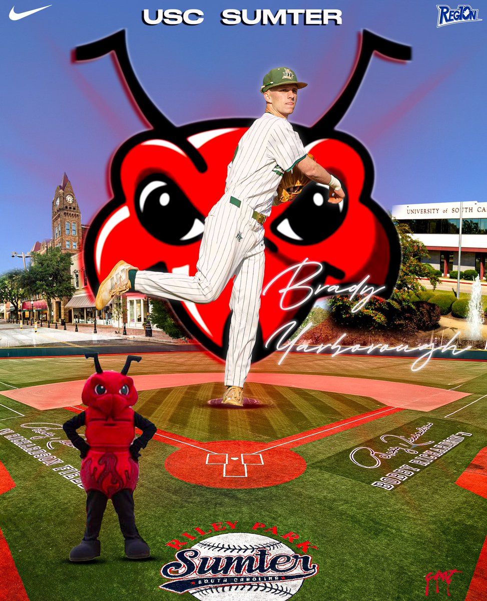 BradyYarborough's tweet photo. I am excited to announce that I will be continuing my academic and athletic career at USC Sumter. I want to thank God, my teammates, and coaches for pushing me to be the best version of myself on and off the field. There is more work to be done! @USCSumterBSE @wthomps643 https://t.co/CaN7r06taF