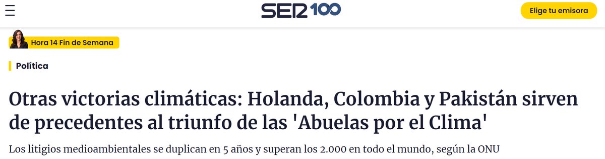 El admirable movimiento de mujeres 'Mayores por el Clima' (KlimaSeniorinnen) fue rápidamente rebautizado por muchos medios como 'Abuelas por el Clima'. ¡Basta! No son abuelas, son mayores, son seniors. Urge una contranarrativa sobre la edad de las mujeres #Imbatibles @CalamburEd